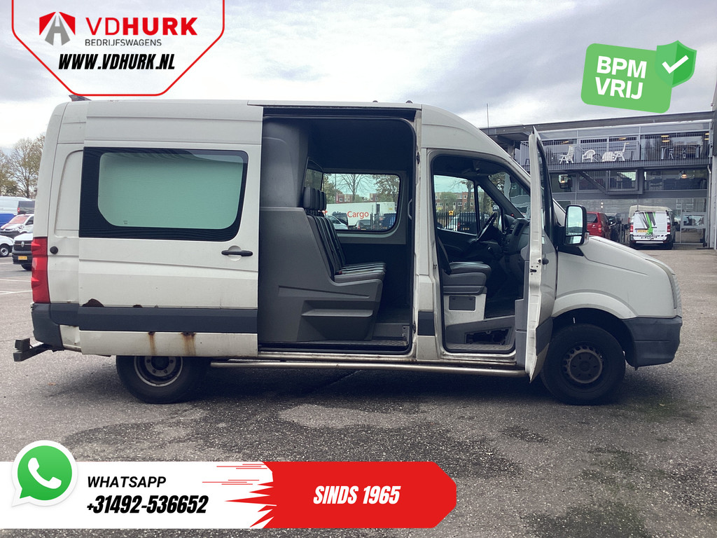 Volkswagen Crafter Bestelbus 50 2.5 TDI Aut. L2H2 DC Dubbel Cabine EXPORT 5 cil/ 3.5t Trekverm./ Airco/ 6 Pers./ 270Gr.Deuren/ Trekhaak 5