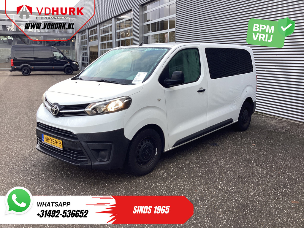 Toyota Proace Shuttle Personenvervoer 1.6 D-4D Incl. BTW/BPM € 12.975,00 EXPORT Kombi/ Combi/ 9 Pers./ 9P/ Shuttle/ Airco/ Cruise/ PDC/ Sidebars 7