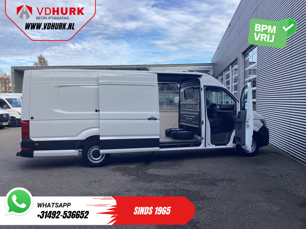 Volkswagen Crafter Bestelbus 35 2.0 TDI 140 pk L5H3 BPM VRIJ! 2x Schuifdeuren/ 270 Gr.Deuren/ Carplay/ Camera/ Airco 4