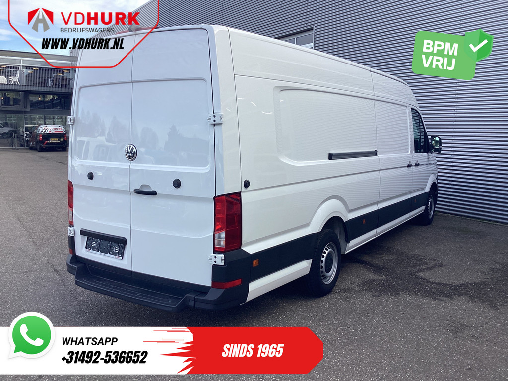 Volkswagen Crafter Bestelbus 35 2.0 TDI 140 pk L5H3 BPM VRIJ! 2x Schuifdeuren/ 270 Gr.Deuren/ Carplay/ Camera/ Airco 9