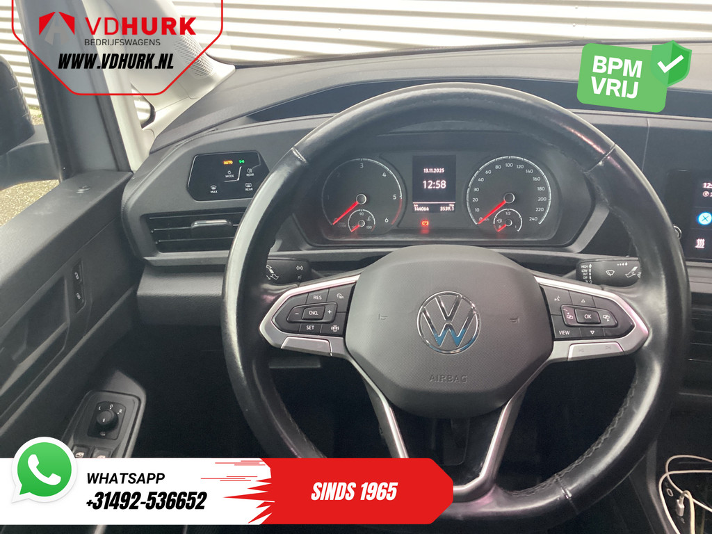 Volkswagen Caddy Cargo Bestelbus 2.0 TDI 125 pk BPM VRIJ! LED/ Carplay/ Stoelverw./ Cruise/ Airco/ Camera/ PDC/ LMV/ Trekhaak 10