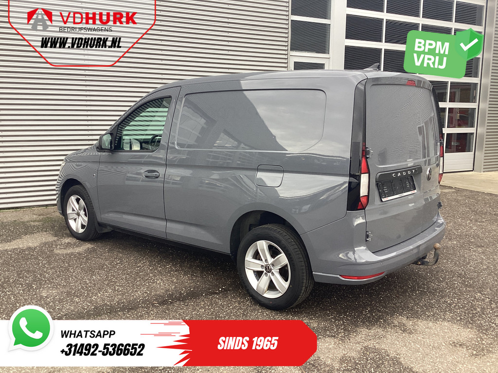 Volkswagen Caddy Cargo Bestelbus 2.0 TDI 125 pk BPM VRIJ! LED/ Carplay/ Stoelverw./ Cruise/ Airco/ Camera/ PDC/ LMV/ Trekhaak 2