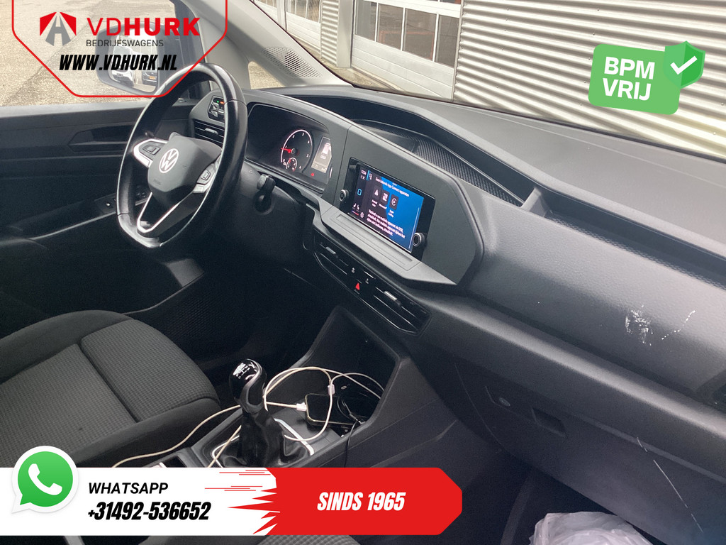 Volkswagen Caddy Cargo Bestelbus 2.0 TDI 125 pk BPM VRIJ! LED/ Carplay/ Stoelverw./ Cruise/ Airco/ Camera/ PDC/ LMV/ Trekhaak 7