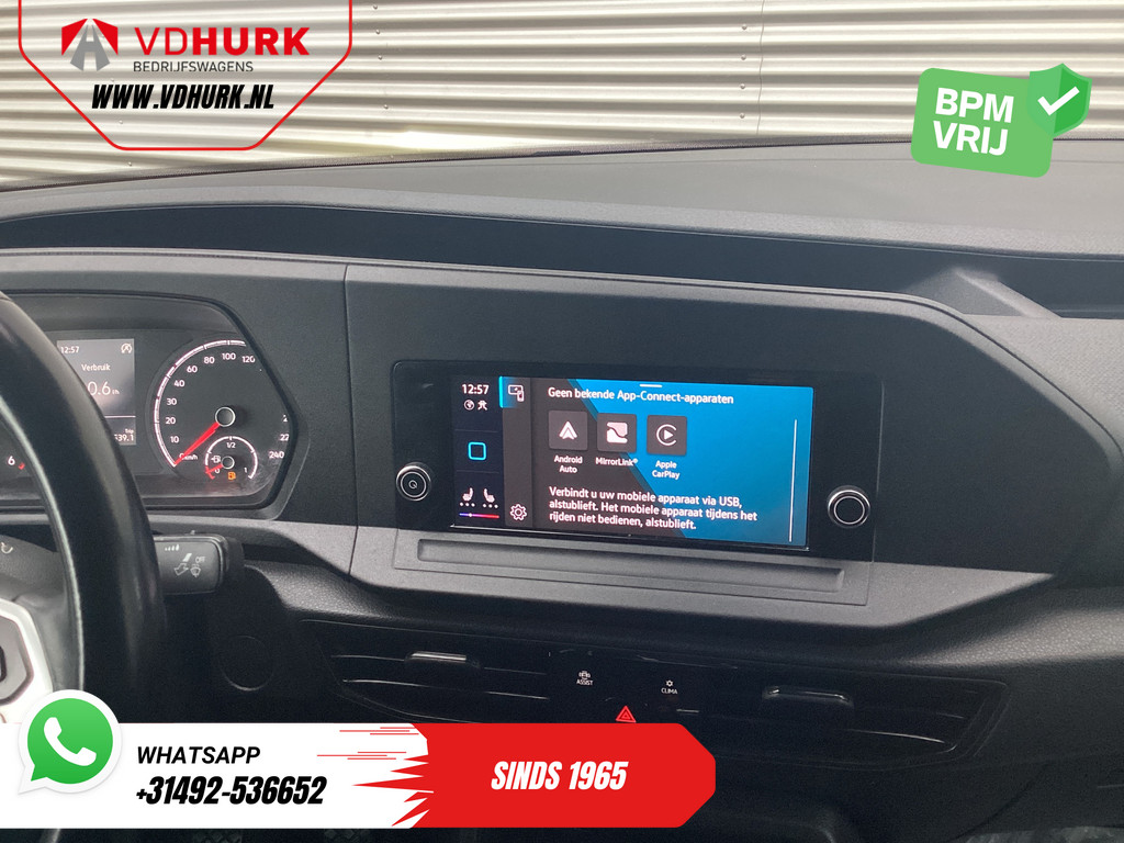 Volkswagen Caddy Cargo Bestelbus 2.0 TDI 125 pk BPM VRIJ! LED/ Carplay/ Stoelverw./ Cruise/ Airco/ Camera/ PDC/ LMV/ Trekhaak 8