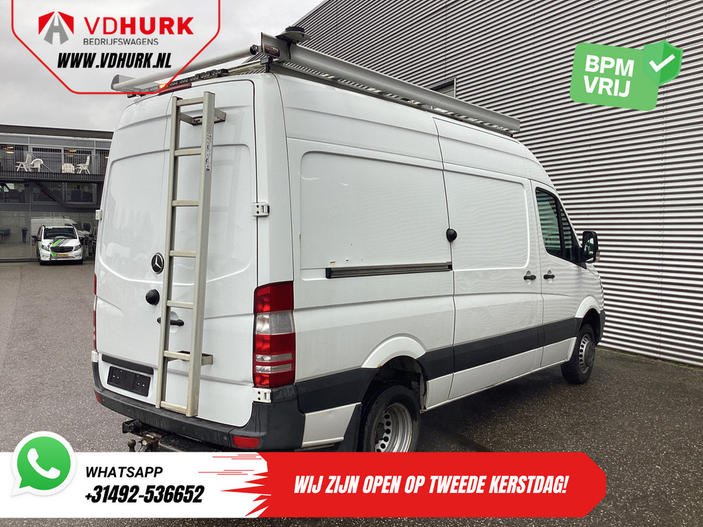Mercedes-Benz Sprinter Bestelbus 516 2.2 CDI L2H2 EXPORT E6/ Dubbel Lucht/ 3.5t Trekverm./ Imperiaal + Ladder/ Airco/ PDC 8