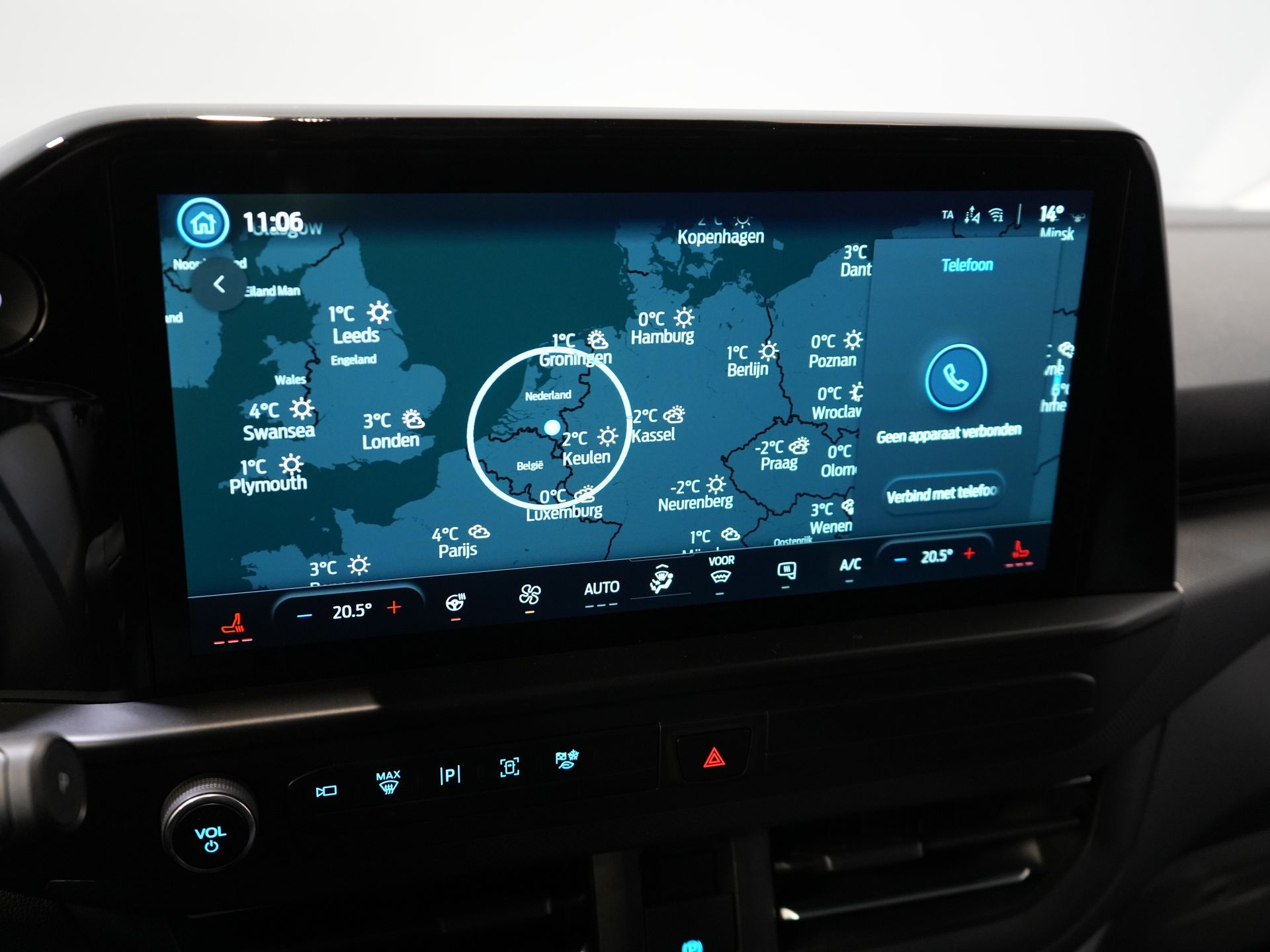 Ford E-Transit Custom Bestelbus 340 65 kWh 330km WLTP L2 Limited Garantie 5 jaar/ 2.3t Trekverm./ Snellader/ Matrix LED/ B&O/ Adapt.Cruise/ Standkachel/ Carplay 23