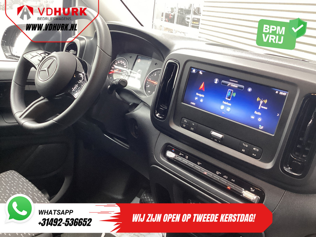 Mercedes-Benz Vito Bestelbus 116 CDI Aut. L3 DC Dubbel Cabine BPM VRIJ! 6 Pers./ 2xSchuifdeur/ LED/ Stoelverw./ 270Gr. Deuren/ Carplay/ Camera/ Cruise/ Trekh 2