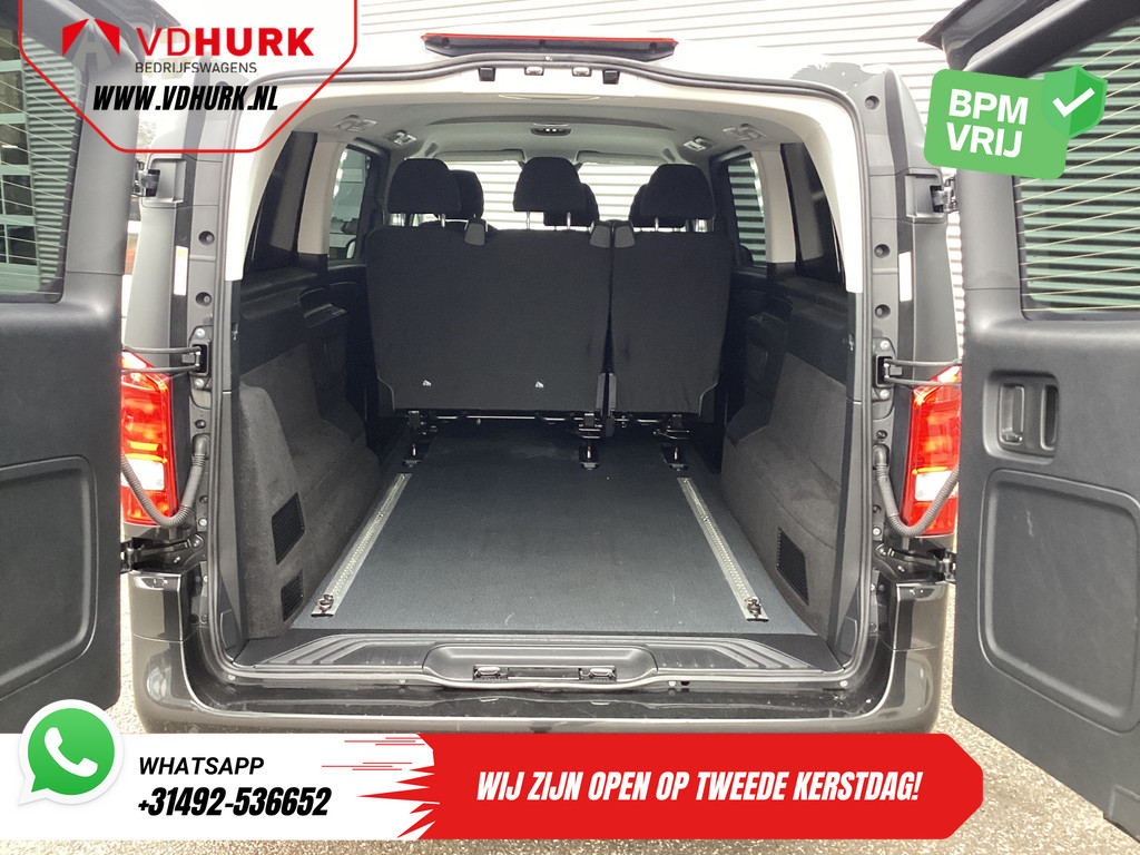 Mercedes-Benz Vito Bestelbus 116 CDI Aut. L3 DC Dubbel Cabine BPM VRIJ! 6 Pers./ 2xSchuifdeur/ LED/ Stoelverw./ 270Gr. Deuren/ Carplay/ Camera/ Cruise/ Trekh 4