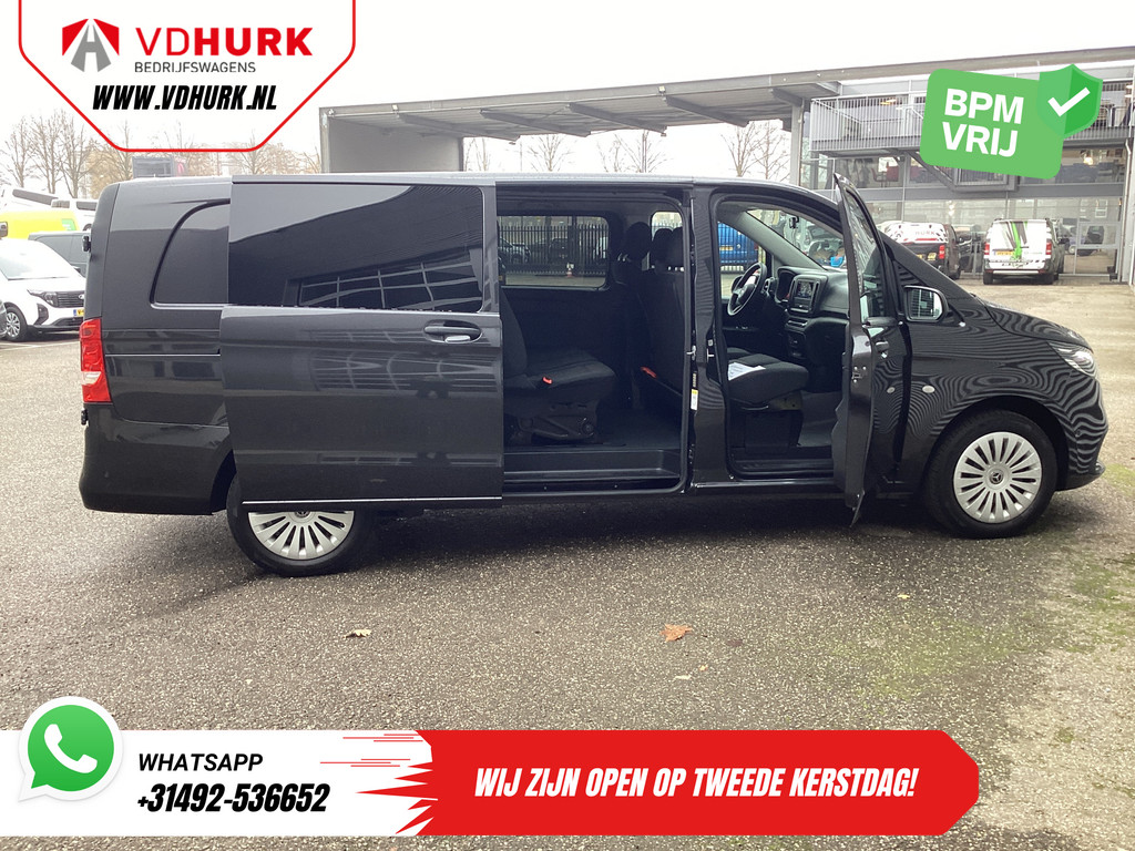 Mercedes-Benz Vito Bestelbus 116 CDI Aut. L3 DC Dubbel Cabine BPM VRIJ! 6 Pers./ 2xSchuifdeur/ LED/ Stoelverw./ 270Gr. Deuren/ Carplay/ Camera/ Cruise/ Trekh 5