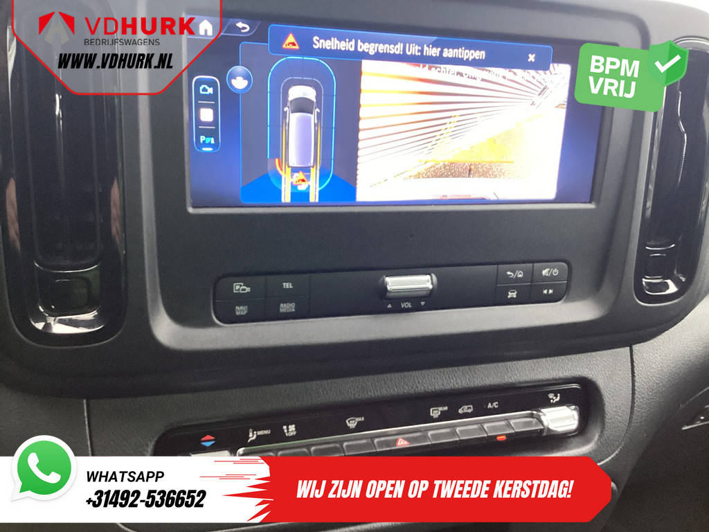 Mercedes-Benz Vito Bestelbus 116 CDI Aut. L3 DC Dubbel Cabine BPM VRIJ! 6 Pers./ 2xSchuifdeur/ LED/ Stoelverw./ 270Gr. Deuren/ Carplay/ Camera/ Cruise/ Trekh 10