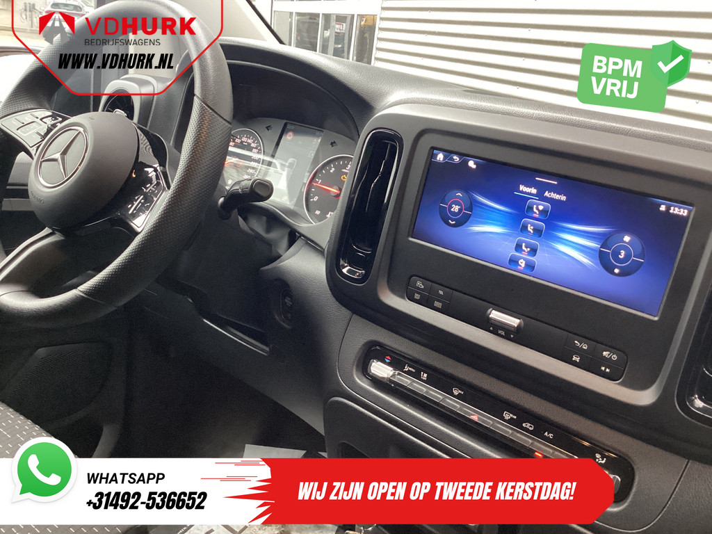 Mercedes-Benz Vito Bestelbus 116 CDI Aut. L3 DC Dubbel Cabine BPM VRIJ! 6 Pers./ 2xSchuifdeur/ LED/ Stoelverw./ 270Gr. Deuren/ Carplay/ Camera/ Cruise/ Trekh 2