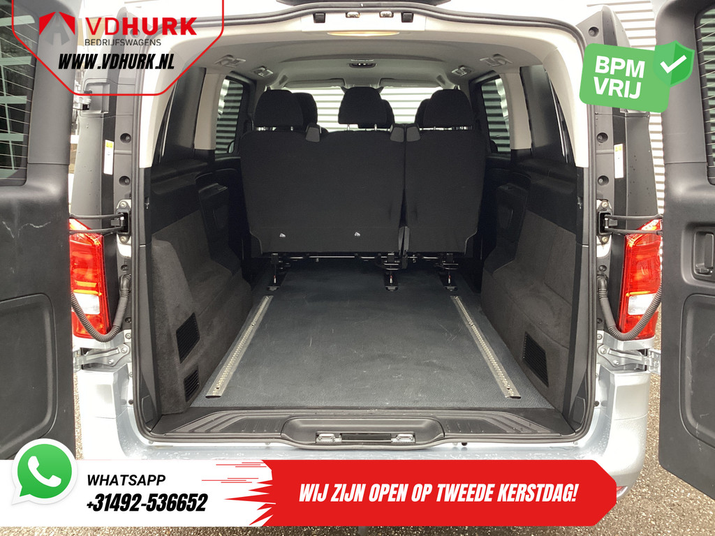 Mercedes-Benz Vito Bestelbus 116 CDI Aut. L3 DC Dubbel Cabine BPM VRIJ! 6 Pers./ 2xSchuifdeur/ LED/ Stoelverw./ 270Gr. Deuren/ Carplay/ Camera/ Cruise/ Trekh 4