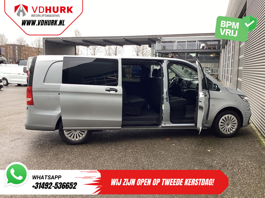 Mercedes-Benz Vito Bestelbus 116 CDI Aut. L3 DC Dubbel Cabine BPM VRIJ! 6 Pers./ 2xSchuifdeur/ LED/ Stoelverw./ 270Gr. Deuren/ Carplay/ Camera/ Cruise/ Trekh 5