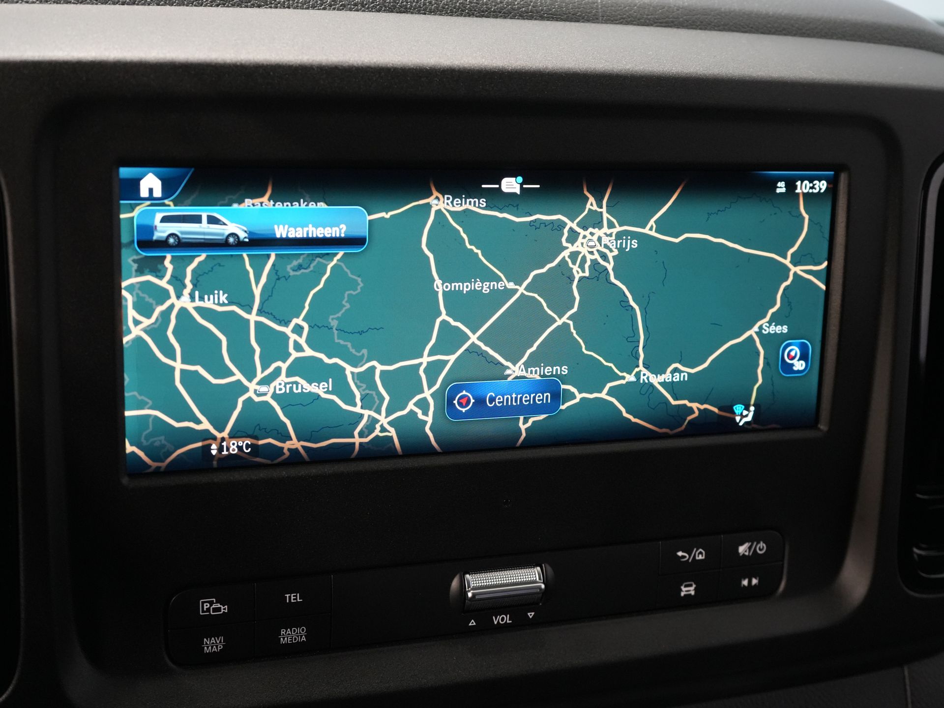 Mercedes-Benz Vito Bestelbus 116 CDI Aut. L2 BPM VRIJ! LED/ Carplay/ 270Gr.Deuren/ Stoelverw./ Navi/ Camera/ Cruise/ PDC/ Trekhaak 25