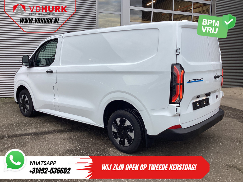 Ford E-Transit Custom Bestelbus 320 Trend 65 kWh 330 km WLTP LED/ Snellader/ 2.3t Trekverm./ Stoelverw./ Carplay/ Climate/ Camera/ PDC/ Cruise 1