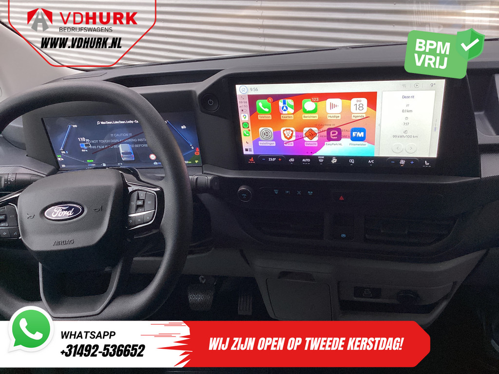 Ford E-Transit Custom Bestelbus 320 Trend 65 kWh 330 km WLTP LED/ Snellader/ 2.3t Trekverm./ Stoelverw./ Carplay/ Climate/ Camera/ PDC/ Cruise 13