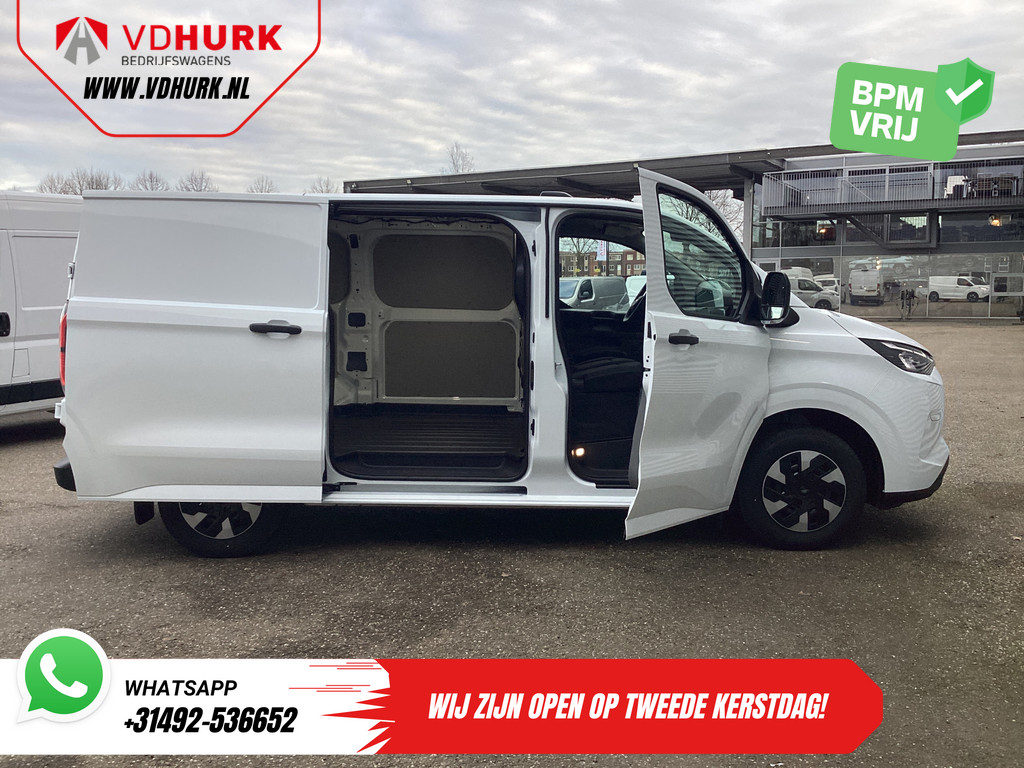 Ford E-Transit Custom Bestelbus 320 Trend 65 kWh 330 km WLTP LED/ Snellader/ 2.3t Trekverm./ Stoelverw./ Carplay/ Climate/ Camera/ PDC/ Cruise 5