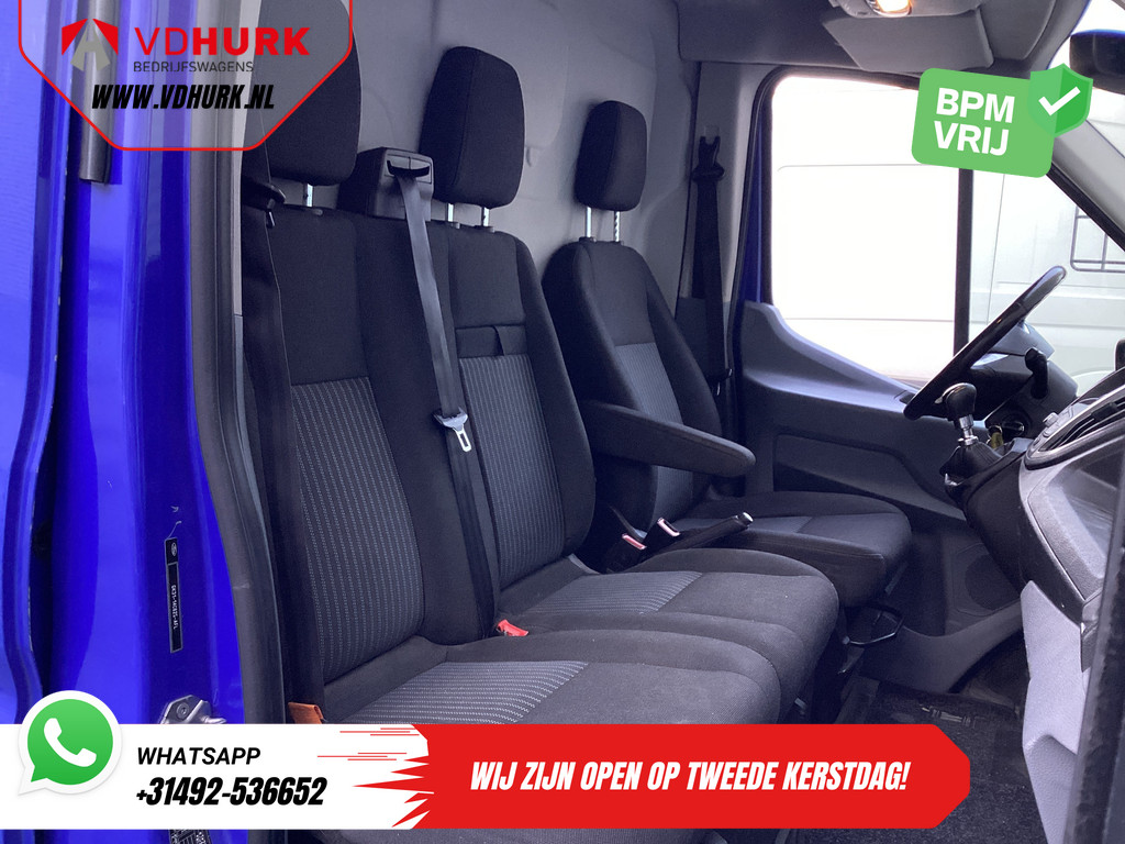 Ford Transit Bestelbus 2.0 TDCI 130 pk L2H2 Trend NL Auto/ 2xSchuifdeur/ Imperaal + Ladder/ Inrichting/ Cruise/ Camera/ Trekhaak/ PDC/ Airco 11