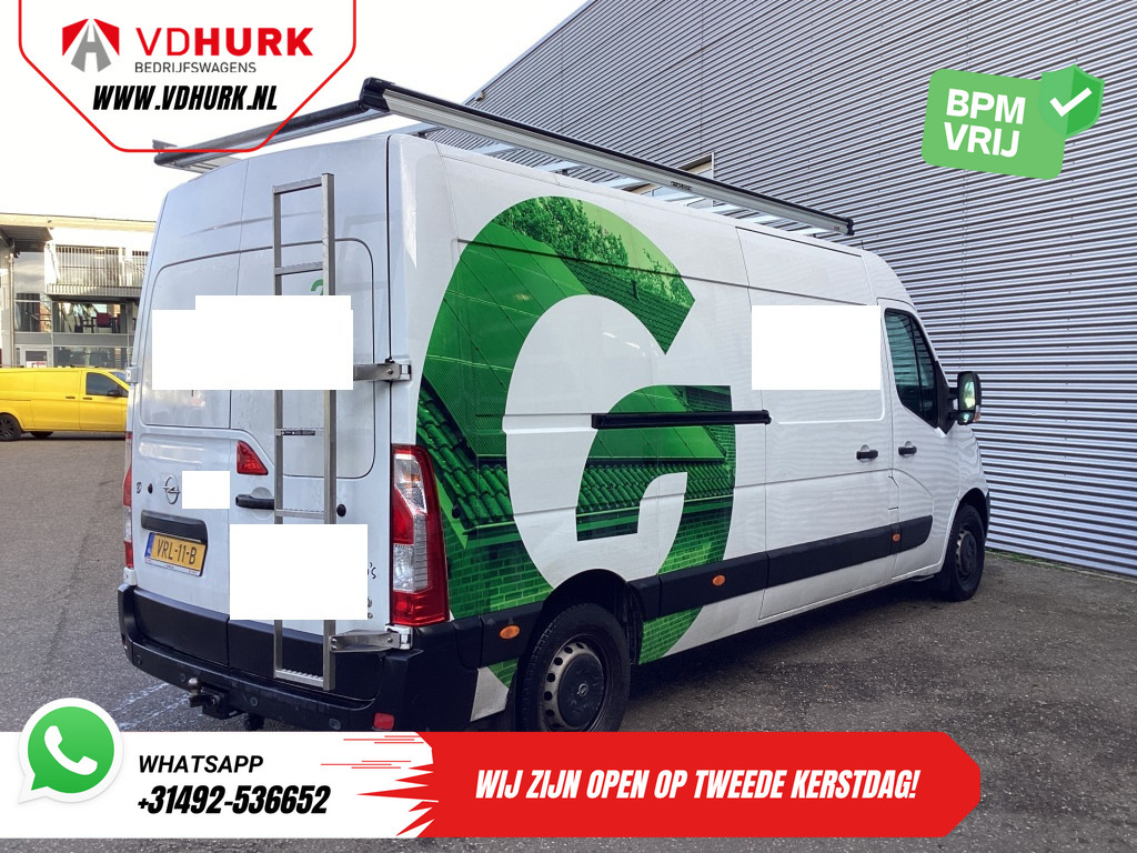 Opel Movano Bestelbus 2.3 CDTI 135 pk L3H2 2x Schuifdeur/ Imperiaal + Ladder/ Inrichting/ PDC/ Trekhaak/ Radio 8