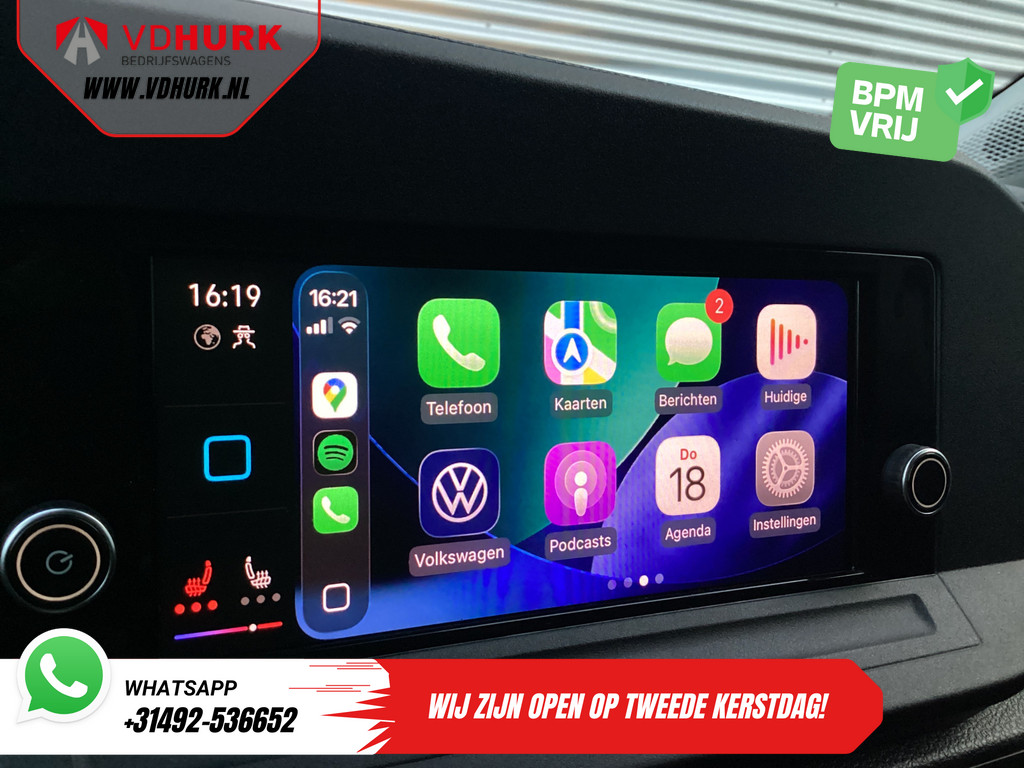 Volkswagen Caddy Cargo Bestelbus 2.0 TDI 125 pk DSG Aut. Virtual Cockpit/ Carplay/ Standkachel/ Stoelverw./ Cruise/ Camera/ PDC 11