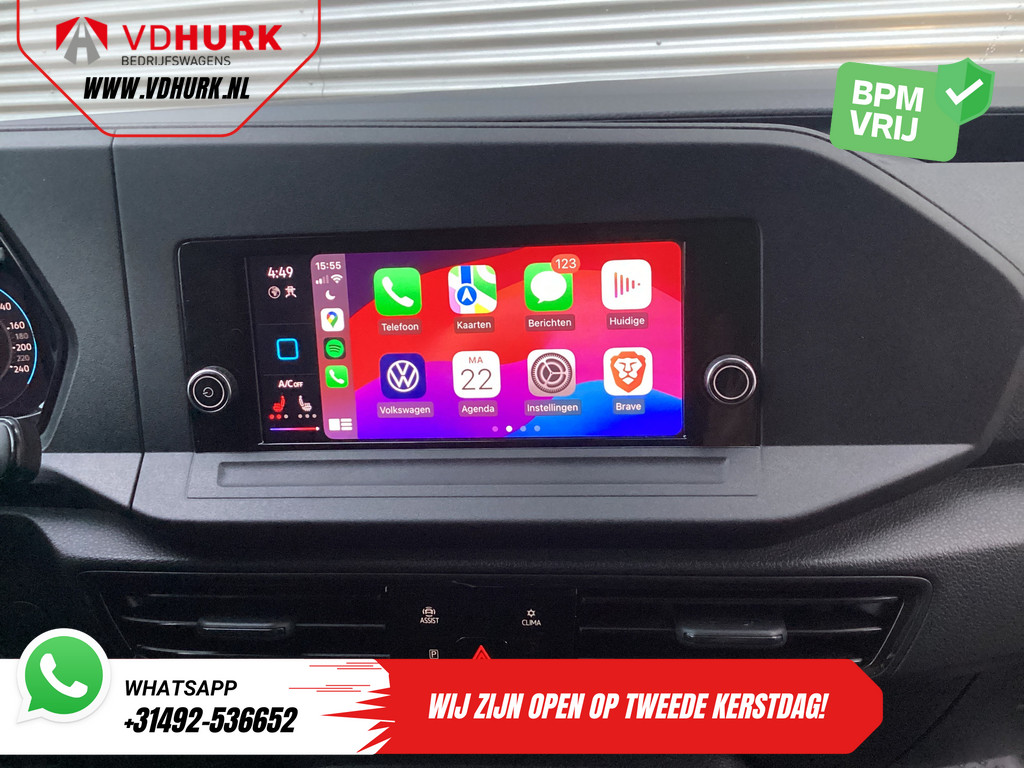 Volkswagen Caddy Cargo Bestelbus 2.0 TDI 125 pk DSG Aut. Virtual Cockpit/ Carplay/ Standkachel/ Stoelverw./ Camera/ Cruise/ Airco 12