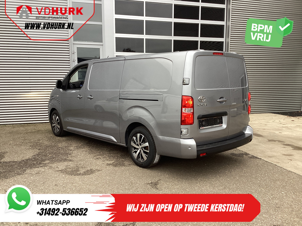 Toyota PROACE Electric Worker Bestelbus 75 kWh 330km WLTP L3 Snellader/ Xenon/ 2x Schuifdeur/ Head-Up/ Standkachel/ Stoelverw./ Carplay/ Climate/ Camera/ LMV 1