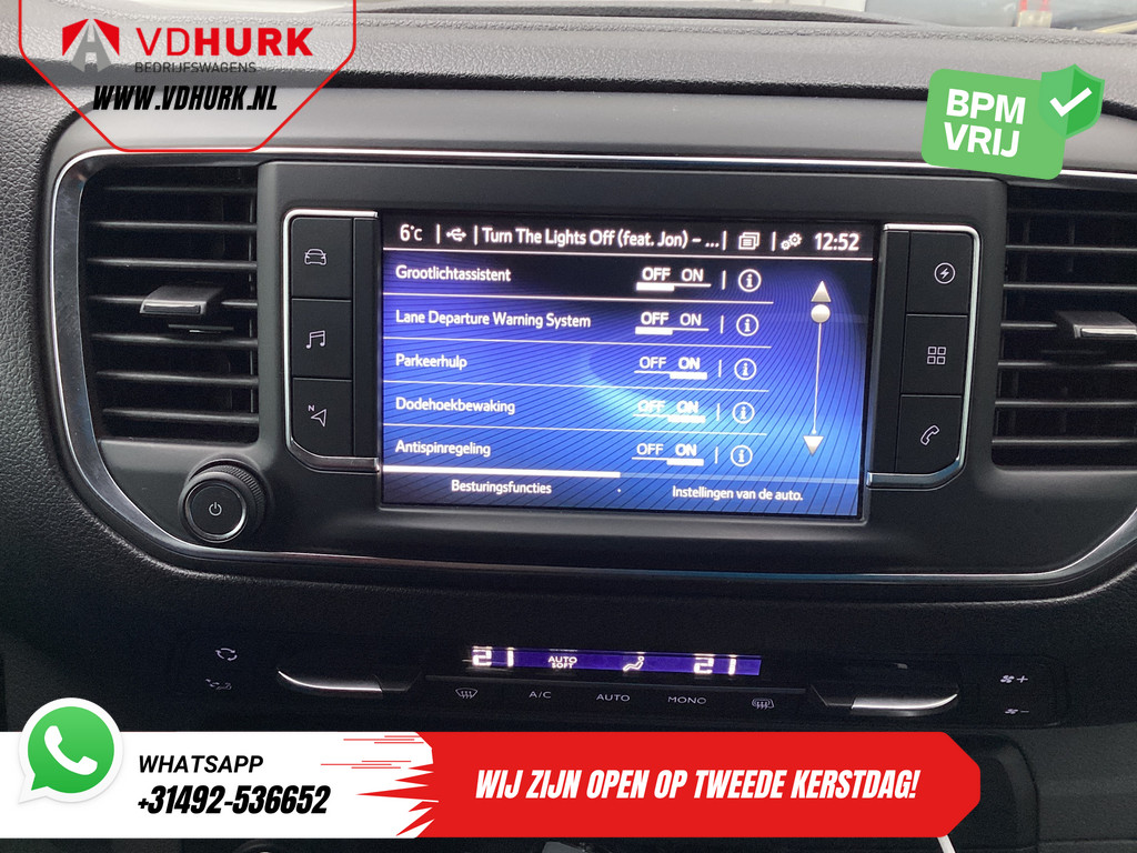 Toyota PROACE Electric Worker Bestelbus 75 kWh 330km WLTP L3 Snellader/ Xenon/ 2x Schuifdeur/ Head-Up/ Standkachel/ Stoelverw./ Carplay/ Climate/ Camera/ LMV 10