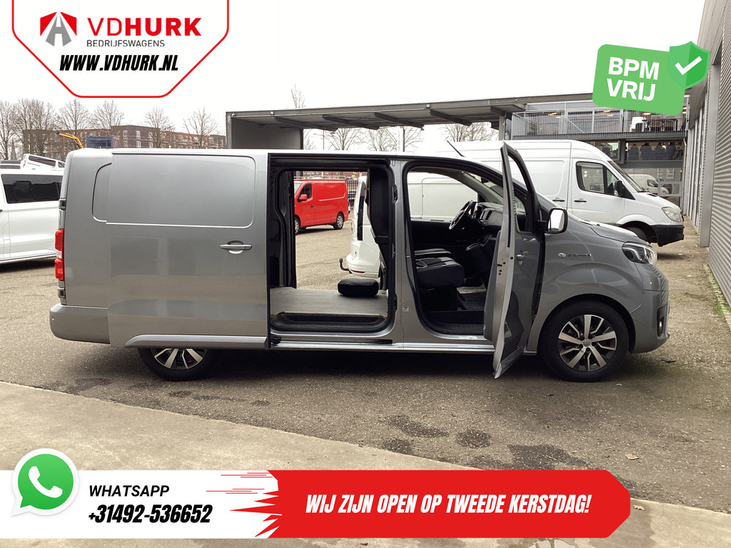 Toyota PROACE Electric Worker Bestelbus 75 kWh 330km WLTP L3 Snellader/ Xenon/ 2x Schuifdeur/ Head-Up/ Standkachel/ Stoelverw./ Carplay/ Climate/ Camera/ LMV 4