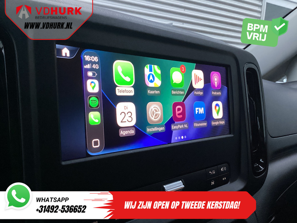 Mercedes-Benz Vito Bestelbus 119 CDI Aut. L3 LED/ 2.5t Trekverm./ 270Gr.Deuren/ Stoelverw./ Carplay/ Camera/ Trekhaak/ Cruise/ PDC/ DAB 15
