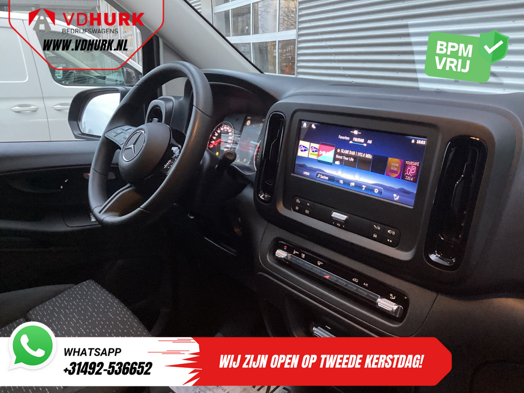 Mercedes-Benz Vito Bestelbus 119 CDI Aut. L3 LED/ 2.5t Trekverm./ 270Gr.Deuren/ Stoelverw./ Carplay/ Camera/ Trekhaak/ Cruise/ PDC/ DAB 2
