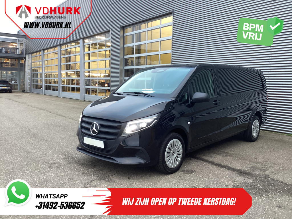 Mercedes-Benz Vito Bestelbus 119 CDI Aut. L3 LED/ 2.5t Trekverm./ 270Gr.Deuren/ Stoelverw./ Carplay/ Camera/ Trekhaak/ Cruise/ PDC/ DAB 7