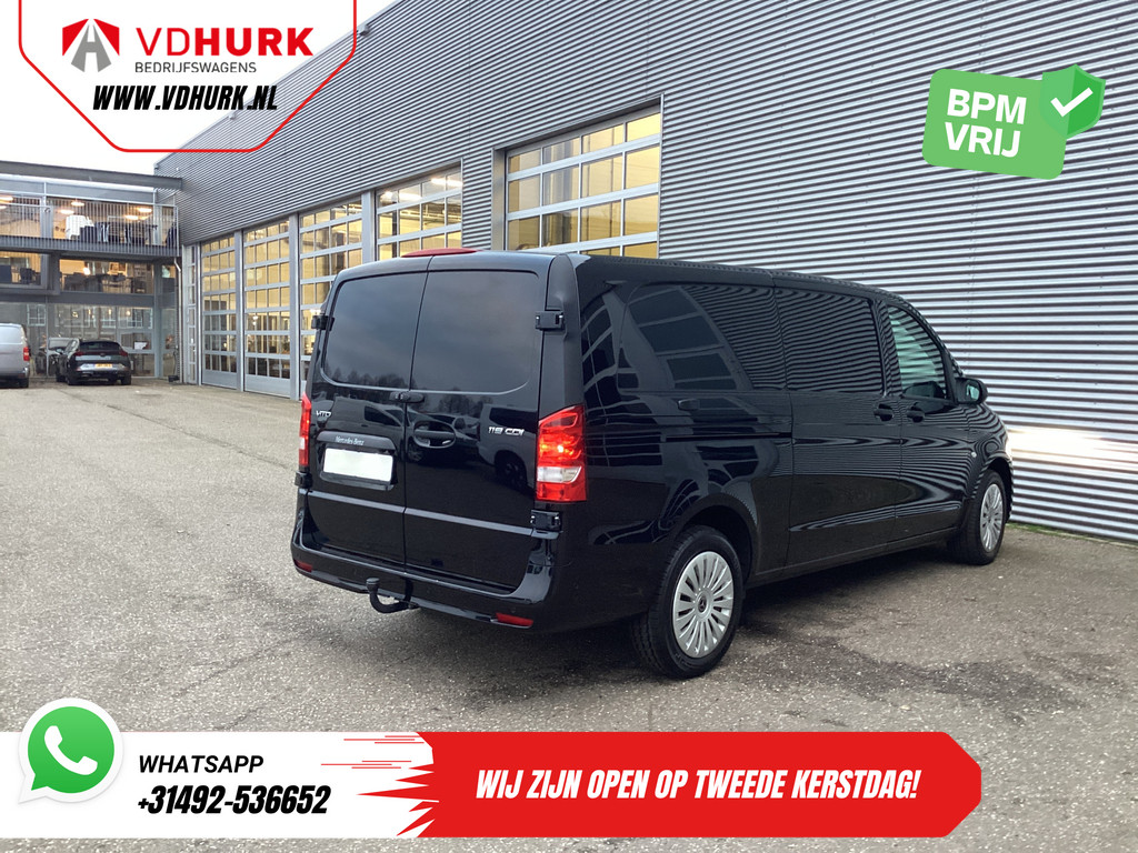 Mercedes-Benz Vito Bestelbus 119 CDI Aut. L3 LED/ 2.5t Trekverm./ 270Gr.Deuren/ Stoelverw./ Carplay/ Camera/ Trekhaak/ Cruise/ PDC/ DAB 8