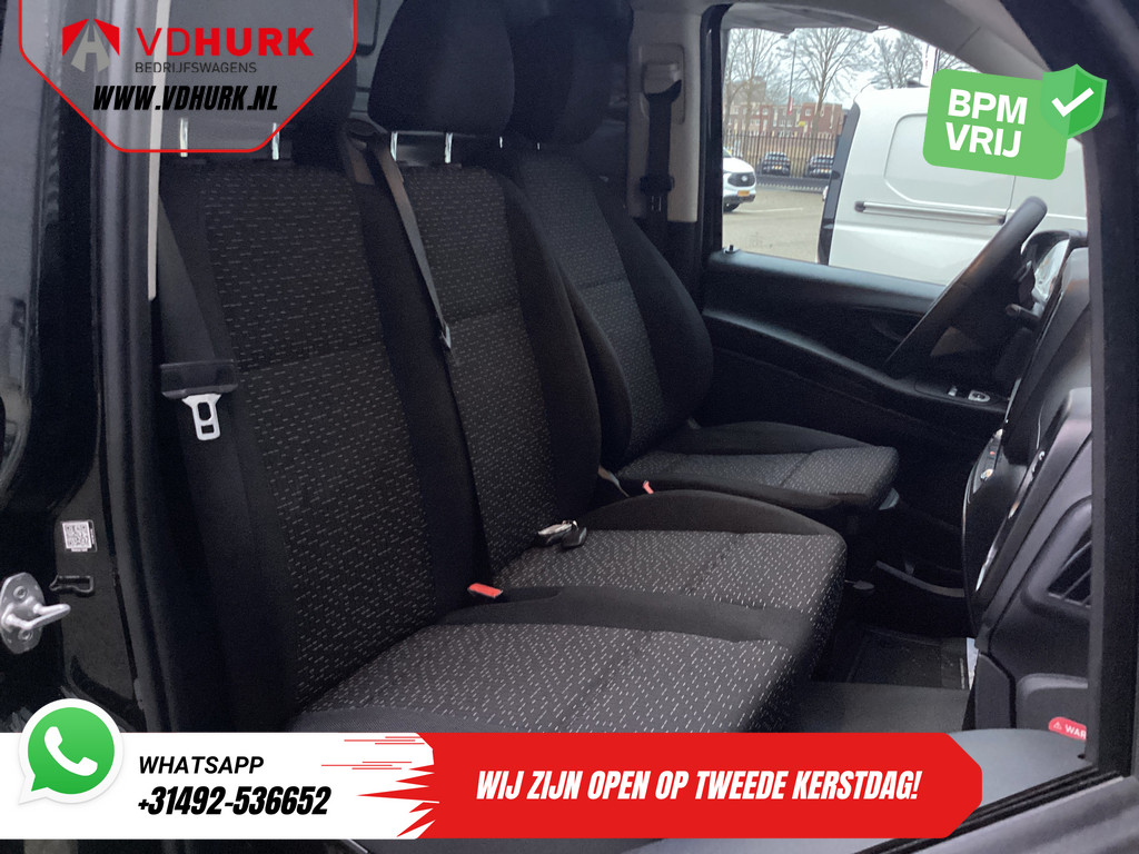 Mercedes-Benz Vito Bestelbus 119 CDI Aut. L3 LED/ 2.5t Trekverm./ 270Gr.Deuren/ Stoelverw./ Carplay/ Camera/ Trekhaak/ Cruise/ PDC/ DAB 9