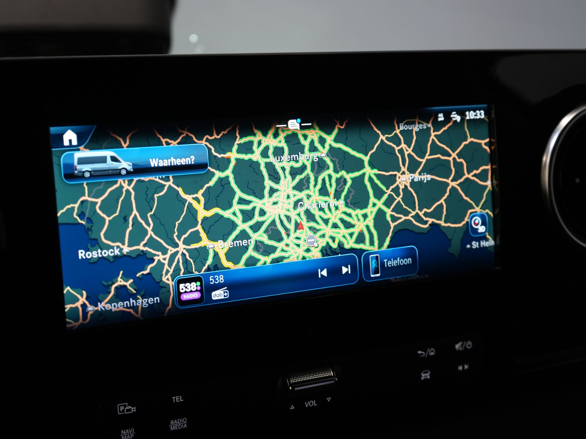 Mercedes-Benz Sprinter Bestelbus 317 CDI Aut. L2H2 3.5t Trekverm./ LED/ Gev.Stoel/ 270 Gr.Deuren/ Stoelverw./ Navi/ Camera/ PDC/ Cruise/ Airco 23