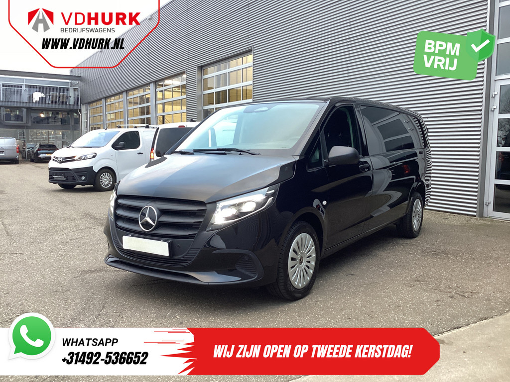 Mercedes-Benz Vito Bestelbus 119 CDI Aut. L3 LED/ 2.5t Trekverm./ 270Gr.Deuren/ Stoelverw./ Carplay/ Camera/ Trekhaak/ Cruise/ PDC/ DAB 7