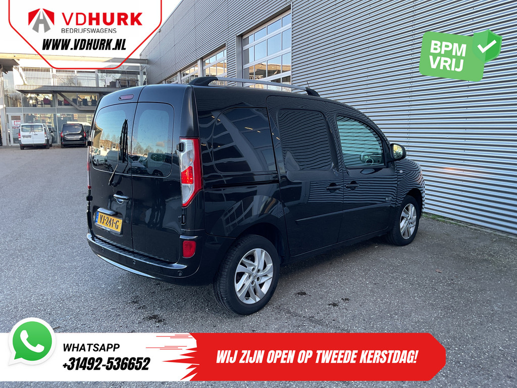 Renault Kangoo Bestelbus Express 1.5 dCi 90 pk Express Black Edition (EXPORT) NL Auto/ Climate/ Airco/ Navi/ Cruise/ PDC/ 16”LMV 8