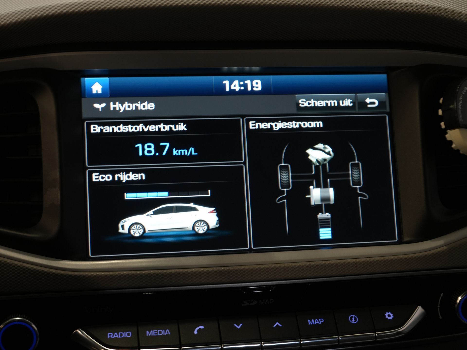 Hyundai IONIQ Hatchback 1.6 GDi Premium LED/ Adapt.Cruise/ Leder/ Stoelverw./ Stoelkoel./ Stuurverw./ Mem.Stoel/ CarPlay/ Navi/ Camera/ Climate 27