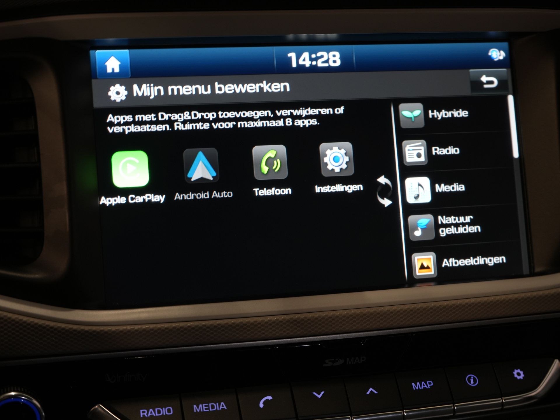 Hyundai IONIQ Hatchback 1.6 GDi Premium LED/ Adapt.Cruise/ Leder/ Stoelverw./ Stoelkoel./ Stuurverw./ Mem.Stoel/ CarPlay/ Navi/ Camera/ Climate 28