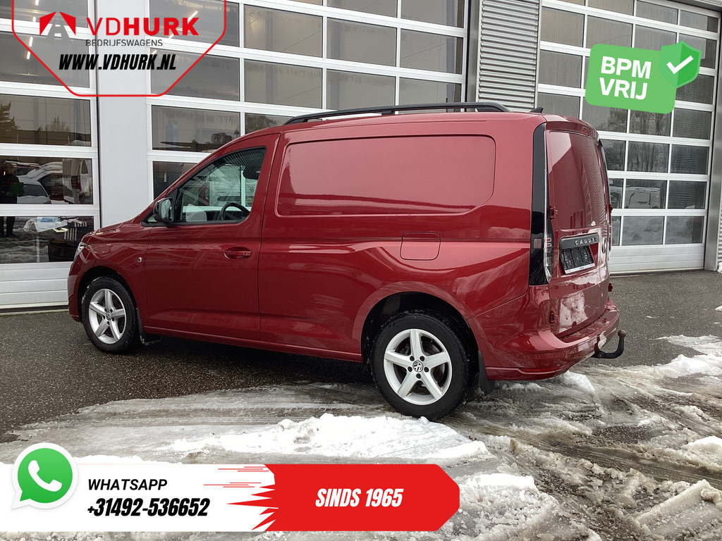 Volkswagen Caddy Cargo Bestelbus 2.0 TDI 125 pk DSG Aut. LED/ Virtual Cockpit/ Standkachel/ Stoelverw./ Carplay/ Navi/ Cruise/ Camera/ PDC/ Trekhaak 1