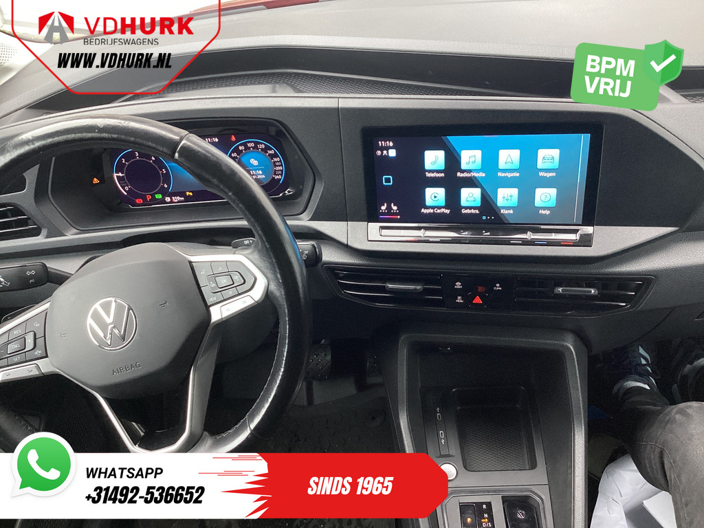 Volkswagen Caddy Cargo Bestelbus 2.0 TDI 125 pk DSG Aut. LED/ Virtual Cockpit/ Standkachel/ Stoelverw./ Carplay/ Navi/ Cruise/ Camera/ PDC/ Trekhaak 12