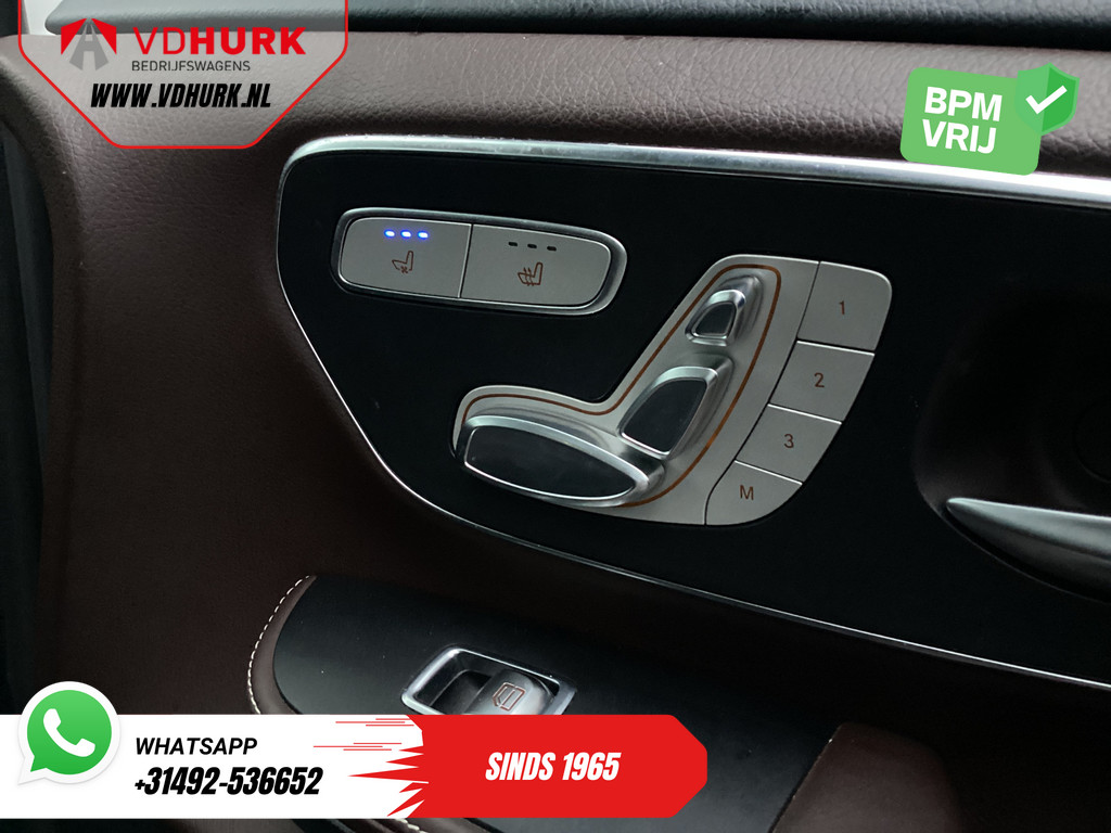 Mercedes-Benz V-Klasse Bestelbus 250d DC Dubbel Cabine Exclusive AMG/ Pano/ Stoelvent./ Mem.Stoelen/ Koelvak/ Adapt.Cruise/ 360 Camera/ Burmester/ Standkachel/ L 12