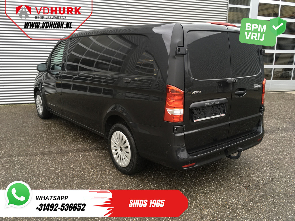 Mercedes-Benz Vito Bestelbus 116 CDI Aut. L3 LED/ Carplay/ 270Gr.Deuren./ Stoelverw/ Camera/ PDC V+A/ Trekhaak/ Navi/ Cruise 1
