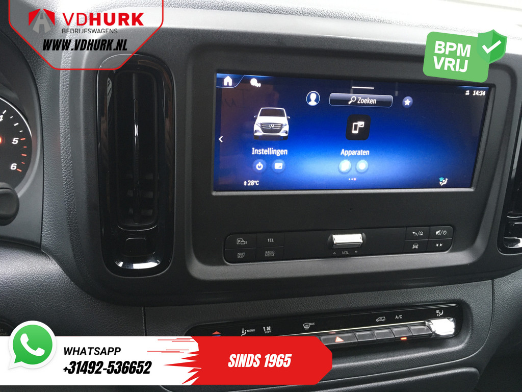 Mercedes-Benz Vito Bestelbus 116 CDI Aut. L3 LED/ Carplay/ 270Gr.Deuren./ Stoelverw/ Camera/ PDC V+A/ Trekhaak/ Navi/ Cruise 2