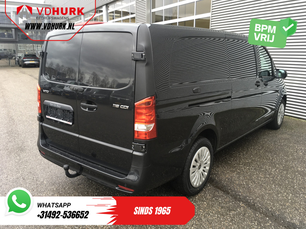Mercedes-Benz Vito Bestelbus 116 CDI Aut. L3 LED/ Carplay/ 270Gr.Deuren./ Stoelverw/ Camera/ PDC V+A/ Trekhaak/ Navi/ Cruise 8