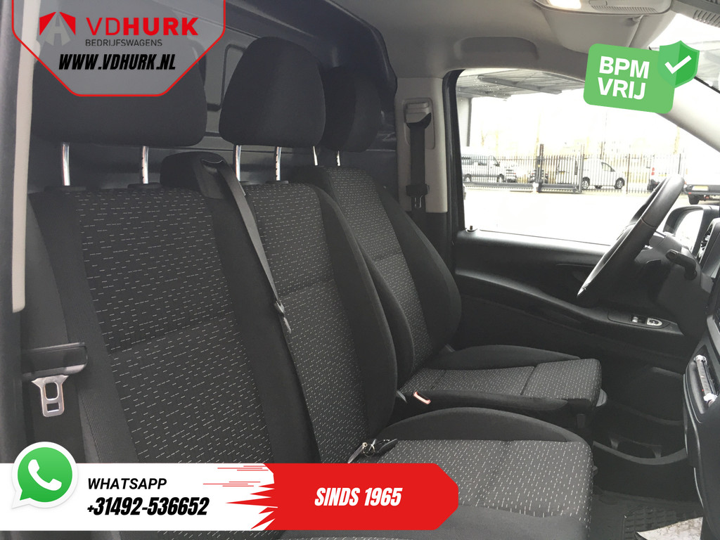 Mercedes-Benz Vito Bestelbus 116 CDI Aut. L3 LED/ Carplay/ 270Gr.Deuren./ Stoelverw/ Camera/ PDC V+A/ Trekhaak/ Navi/ Cruise 9
