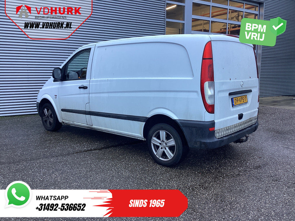 Mercedes-Benz Vito Bestelbus 109 CDI EXPORT NL Auto/ Airco/ 16”LMV/ PDC/ Trekhaak/ Betimmerd/ Radio 1