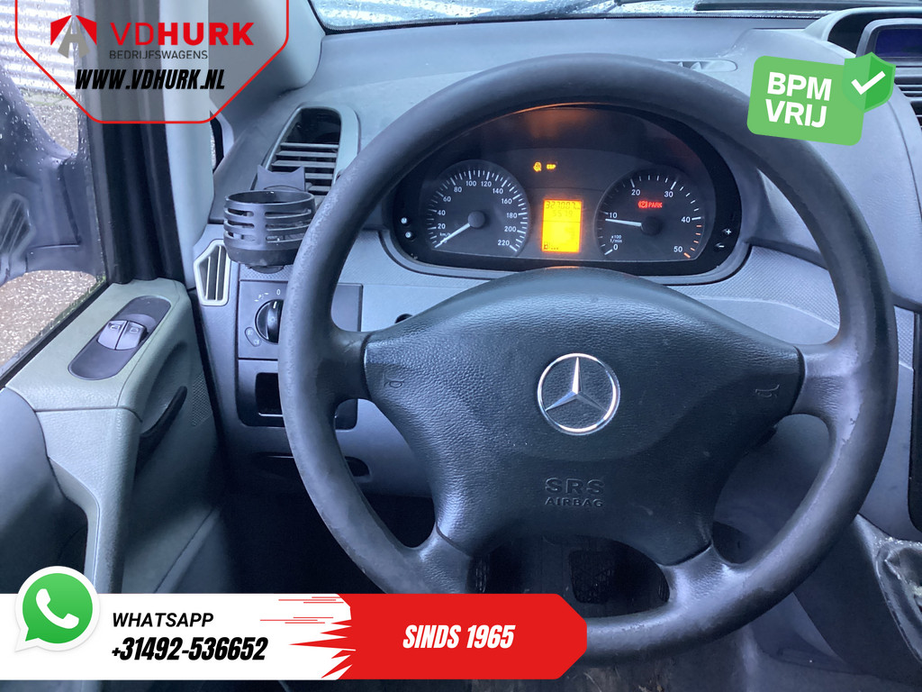 Mercedes-Benz Vito Bestelbus 109 CDI EXPORT NL Auto/ Airco/ 16”LMV/ PDC/ Trekhaak/ Betimmerd/ Radio 12