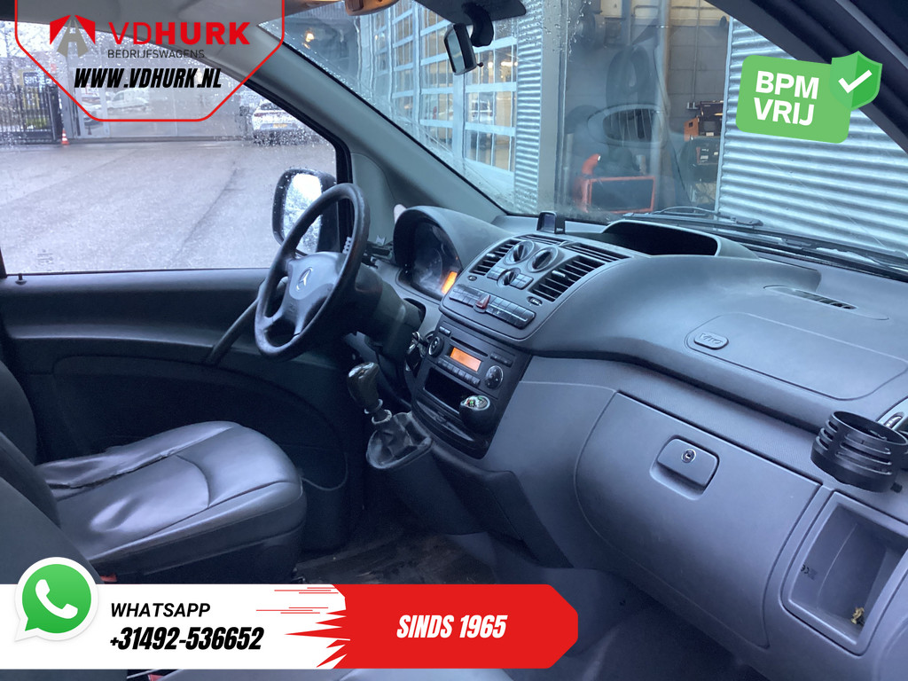 Mercedes-Benz Vito Bestelbus 109 CDI EXPORT NL Auto/ Airco/ 16”LMV/ PDC/ Trekhaak/ Betimmerd/ Radio 2