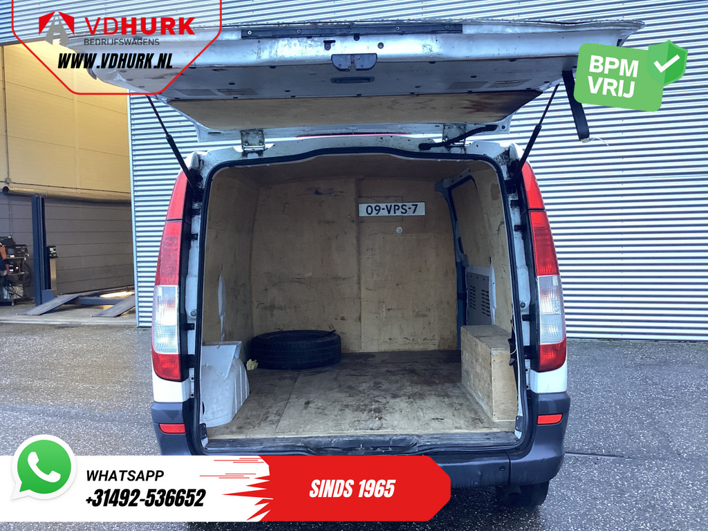Mercedes-Benz Vito Bestelbus 109 CDI EXPORT NL Auto/ Airco/ 16”LMV/ PDC/ Trekhaak/ Betimmerd/ Radio 4