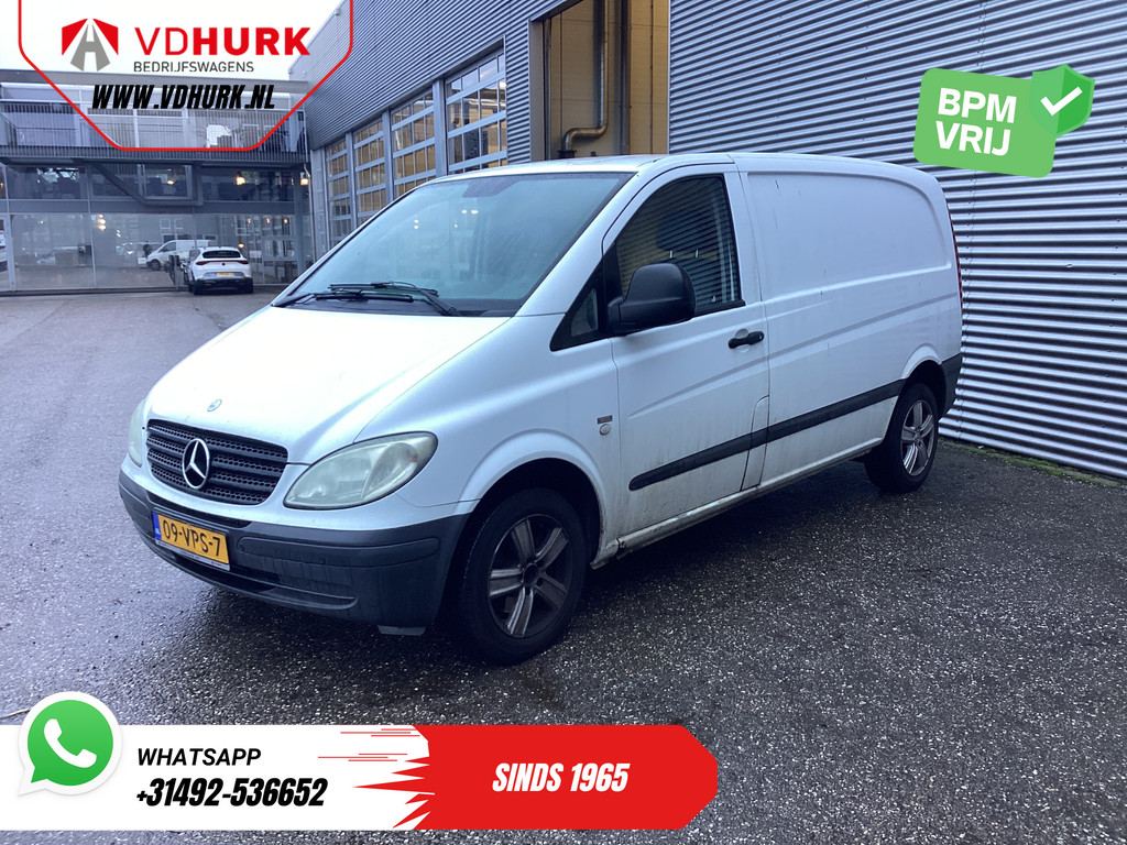 Mercedes-Benz Vito Bestelbus 109 CDI EXPORT NL Auto/ Airco/ 16”LMV/ PDC/ Trekhaak/ Betimmerd/ Radio 8